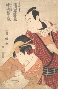 इचिकावा कोमाज़ो II 1764-1838 प्ले हडेसुगा से अकानेया हंशीची की भूमिका में..., सीए. 1798। द्वारा उटागावा टोयोकुनी I