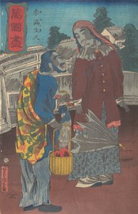 एक प्रशिया युगल, 12वां महीना, 1860। द्वारा उद्गावा योशितोरा