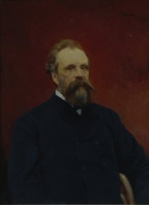 सर्गेई मिखाइलोविच ट्रीटीकोव का पोर्ट्रेट 1834-1892, 1895 द्वारा वैलेन्टिन अलेक्जेंड्रोविच सेरोव
