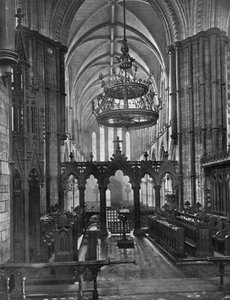 इंटीरियर ऑफ़ क्राइस्ट चर्च कैथेड्रल, डबलिन, आयरलैंड, 1924-1926।