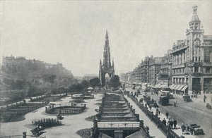 प्रिंसेस स्ट्रीट, एडिनबर्ग, 1910 द्वारा वेलेंटाइन एंड संस लिमिटेड