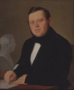 लेखक मिखाइल ज़ागोस्किन 1789-1852 का चित्र द्वारा वासिलि एंड्रीविच ट्रोपिनिन
