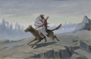 इवान त्सारेविच ने ग्रे वुल्फ की सवारी की, 1870 के दशक के अंत में -1880 के दशक में