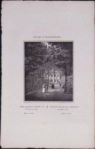 सेंट पीटर्सबर्ग के दृश्य। पीटर द ग्रेट का ग्रीष्मकालीन पैलेस, 1833 द्वारा वासिली सेमेनोविच सदोवनिकोव