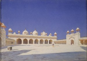 आगरा के लाल किले में मोती मस्जिद मोती मस्जिद, 1874-1876