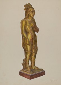 नक्काशीदार लकड़ी का भारतीय द्वारा वर्ना टालमैन