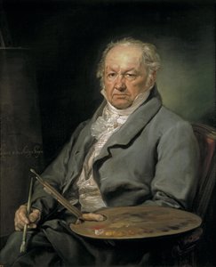 चित्रकार फ्रांसिस्को डी गोया का चित्रण 1746-1828, 1826