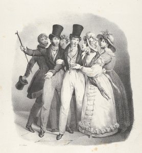 बच्चू। VII: मुझ पर कौन दावा करेगा मुझ पर कौन दावा करेगा, 1824। द्वारा विक्टर एडम