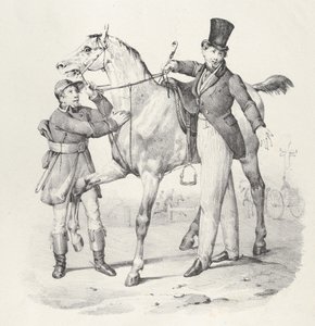 बच्चू। VI: मैं चल नहीं सकता था, अब मैं कहीं भी नहीं चल पाता, 1824.. द्वारा विक्टर एडम