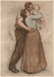 चुंबन, 1898।