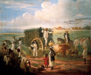ईख की कटाई. विक्टर पेट्रीसियो डी लैंडलुज़ द्वारा पेंटिंग (1829-1889) द्वारा विक्टर पेट्रीसियो डी लैंडलुज़े