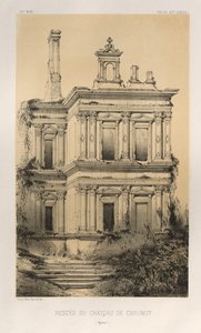 ... पी एल। 19, रेस्टस डू चाटेउ डी चौमोट योने, 1860।