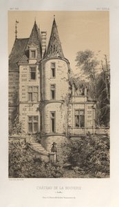 ..Pl। 29, चेटो डी ला बुवेरी सार्थे, 1860। द्वारा विक्टर पेटिट
