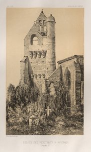 ... पी एल। 40, चर्च ऑफ द पेनिटेंट्स इन एविग्नन व्यूक्ल्यूज़, 1860। द्वारा विक्टर पेटिट