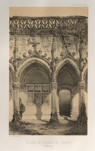 ... Pl। 41, डू चेत्से डी जौन्सी गैलरी सोन और लॉयर, 1860। द्वारा विक्टर पेटिट