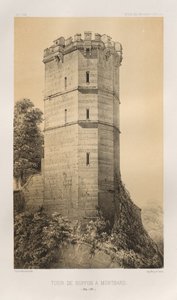 ... पी एल। 90, मोंटबार्ड कोटे में टूर डे बफॉन, 1860।