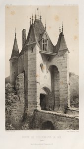 ... पी एल। 95, पोर्टे डे विलेन्यूवे-ले-रो योने, 1860। द्वारा विक्टर पेटिट