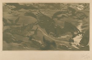 शिकार के पक्षी, 1893।