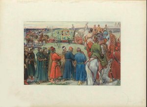 Tsars अलेक्सई मिखाइलोविच राइड टू द हंट, 1896 द्वारा विक्टर मिखायलोविच वासनेत्सोव