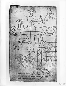 सुश्री फ्र 19093 fol.19v पुरुषों और जानवरों के अध्ययन की प्रतिकृति प्रतिलिपि