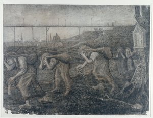 बोझ के वाहक, 1881। द्वारा विन्सेंट वैन गॉग
