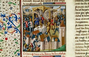 एकर का कब्जा, c1191, 15वीं सदी द्वारा Beauvais के विन्सेंट