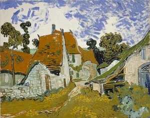 औवर्स-सुर-ओइस में स्ट्रीट द्वारा Vincent van Gogh
