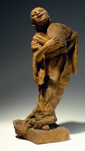 गायक, विन्सेन्ज़ो जेमिटो (1852-1929), टेराकोटा मूर्तियों, इटली द्वारा