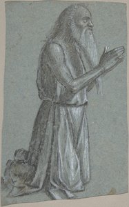 सेंट जेरोम रेक्टो, सोल्जर विथ ए स्पीयर वर्सो, 1460-1525। द्वारा विट्टोर कार्पेस्को
