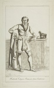 इनसाइड अटायर ऑफ़ द फ्रेंच सिटिजन, 1794।