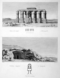 1802 में हरमोपोलिस और मिस्र के मकबरों का मंदिर