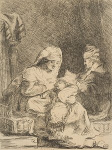 पवित्र परिवार, 1783। द्वारा विवंत डेनन