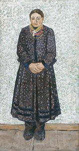 यूक्रेनी किसान महिला, 1910-1911 द्वारा व्लादिमीर डेविडोविच बर्लियुक