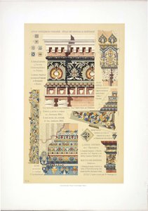 प्राचीन रूसी सजावटी टाइलें, 1895-1898 द्वारा व्लादिमीर वासिलीविच सुस्लोवी