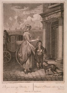 'डू यू वांट एनी मैचेज', क्रीज़ ऑफ़ लंदन, c1794 द्वारा पक्षी