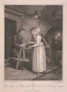 चाकू, कैंची और रेज़र टू ग्राइंड, क्रीज़ ऑफ़ लंदन, c1795 द्वारा पक्षी