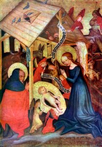 1430 1955 के बाद 'बच्चे की आराधना' द्वारा Vyssi Brod Master of the Caring of the Cross