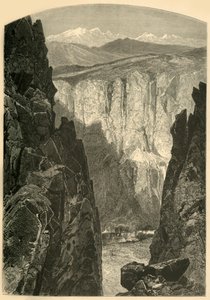 पलिसडे कैन्यन, 1874।