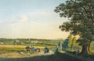 कार्ल ऑगस्ट रिचर (1770-1848) द्वारा उकेरी गई अल्थल्डेन्सलेबेन का दृश्य (पानी के रंग से उत्कीर्णन) द्वारा डब्ल्यू। (बाद में) बेहरेंडसेन