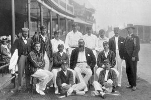 नॉटिंघम, नॉटिंघमशायर, 1899 में इंग्लैंड टेस्ट क्रिकेट इलेवन।