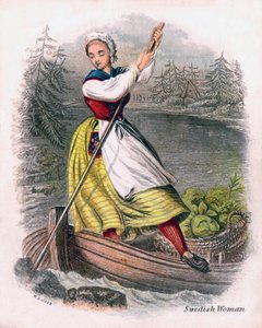 स्वीडिश महिला रोइंग, 1809।
