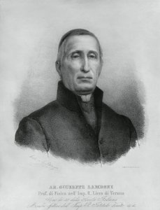 ग्यूसेप ज़ांबोनी (1776-1846) का पोर्ट्रेट, इतालवी कैथोलिक पादरी और भौतिक विज्ञानी द्वारा WG (बाद) थायर