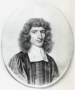 इसहाक बैरो (1630-1677) का पोर्ट्रेट, अंग्रेजी ईसाई धर्मशास्त्री और गणितज्ञ, उत्कीर्णन द्वारा WG (बाद) थायर