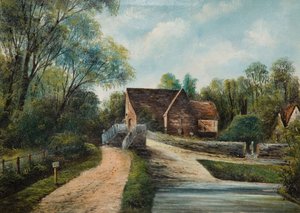 द डिंगल्स, सारेहोल, मोसले के पास, 1906। द्वारा डब्ल्यूएच रॉबिन्सन