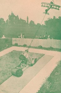 ए हिंट टू द एयरमैन होम ऑन लीव, c1918 1919 द्वारा विलियम हीथ रॉबिन्सन