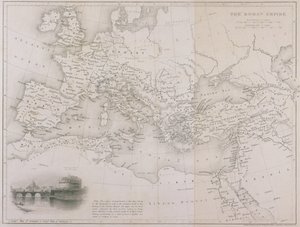 रोमन साम्राज्य, c.1850 द्वारा डब्ल्यू ह्यूजेस