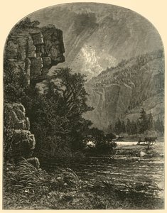 प्रोफाइल रॉक, 1874। द्वारा डब्ल्यूजे लिंटन
