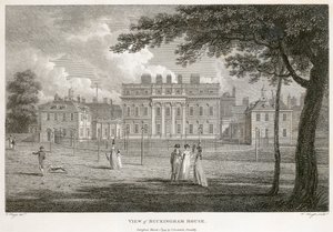 बकिंघम हाउस, वेस्टमिंस्टर, लंदन, 1799 द्वारा डब्ल्यू नाइट
