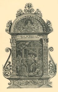 नैटिसिटी सीन के साथ सिल्वर पैक्स, 19 वीं सदी के मध्य में, 1881।