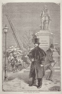 1850 के लंदन पुलिसकर्मी (उत्कीर्णन) द्वारा डब्ल्यूआर (बाद में) वुड्स